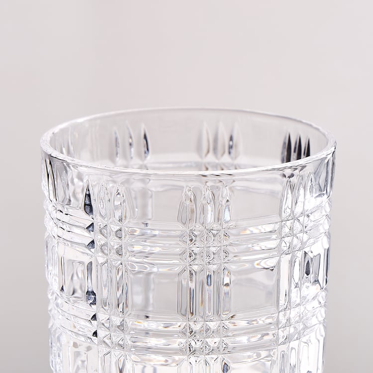 Mizu Set of 6 Plaid Whiskey Glasses - 350ml
