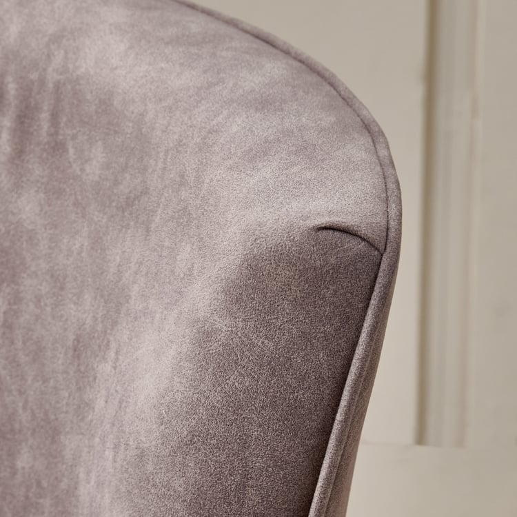 Noa Fabric Rotating Accent Chair - Brown