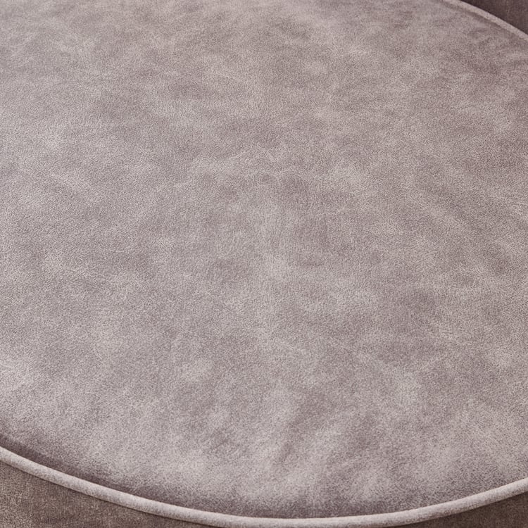 Noa Fabric Rotating Accent Chair - Brown