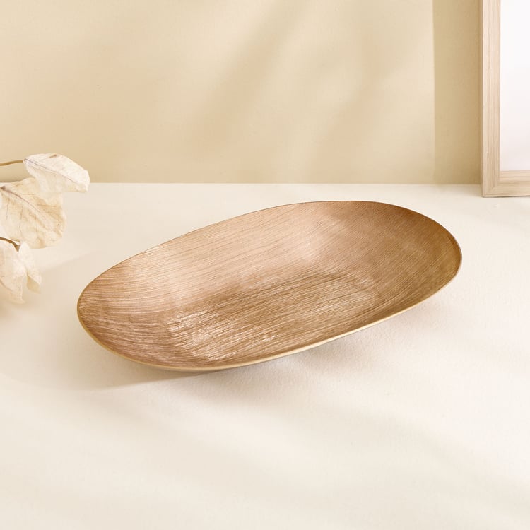 Monalisa Gifts Metal Decorative Platter