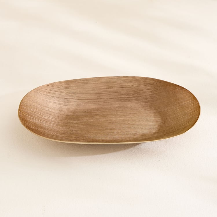 Monalisa Gifts Metal Decorative Platter