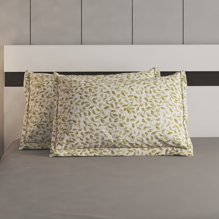 Ezra Leafora Set of 2 Printed Pillow Covers - 70x45cm