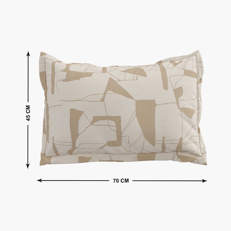 Ezra Stripora Set of 2 Printed Pillow Covers - 70x45cm