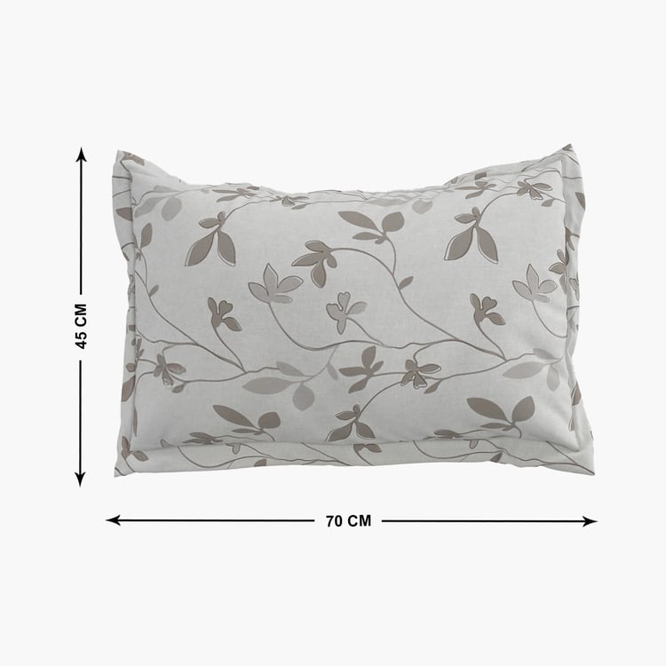 Ezra York Set of 2 Floral Print Pillow Covers - 70x45cm