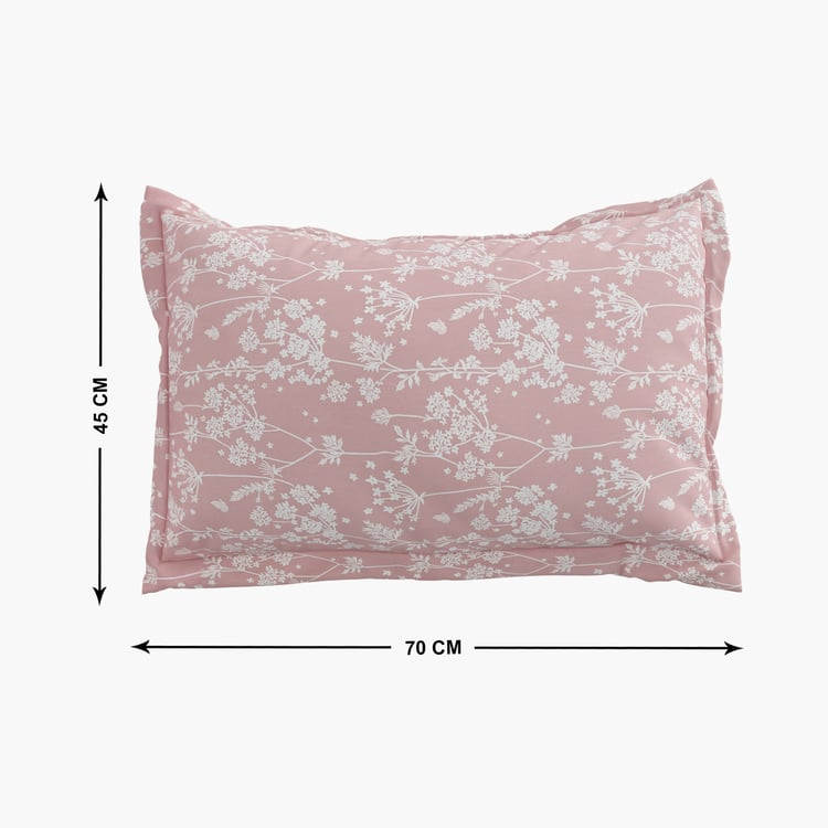 Ezra Silvertree Set of 2 Floral Print Pillow Covers - 70x45cm