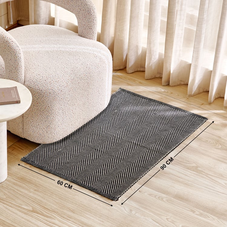 Freda Zekka Woven Dhurrie - 90x60cm