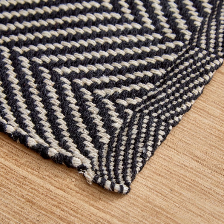 Freda Zekka Woven Dhurrie - 90x60cm