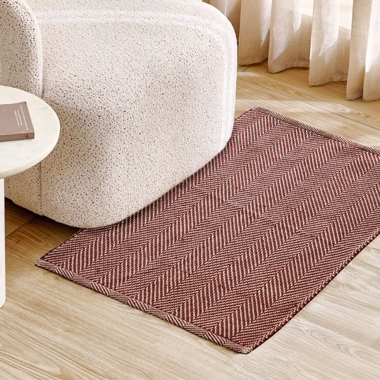 Freda Zekka Woven Dhurrie - 90x60cm