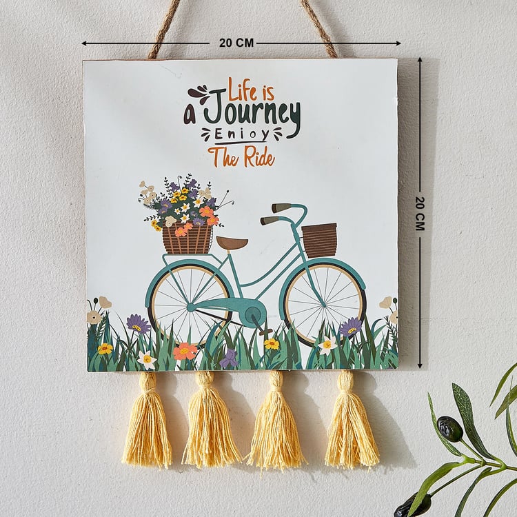 Garnet Interior Wooden Travel Hanging Wall Accent