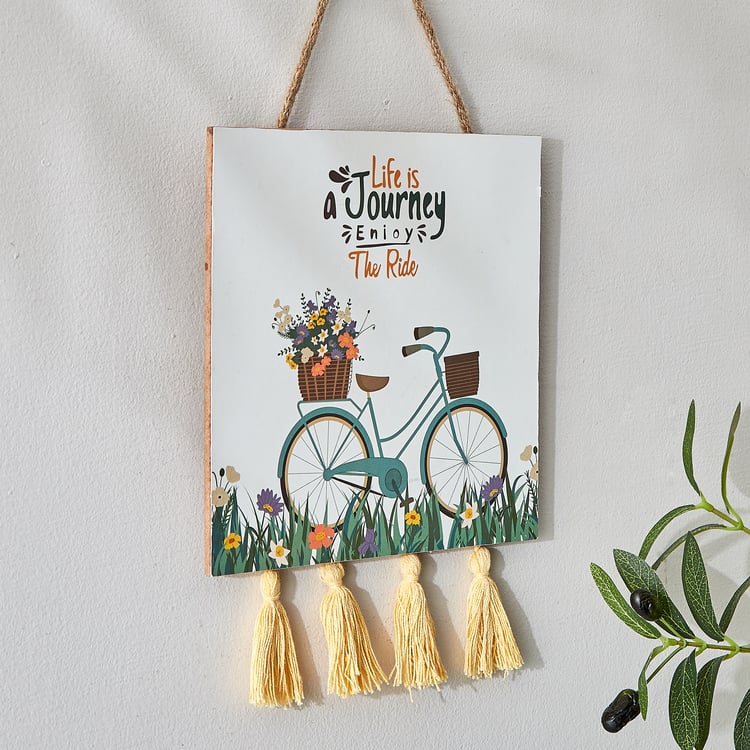 Garnet Interior Wooden Travel Hanging Wall Accent