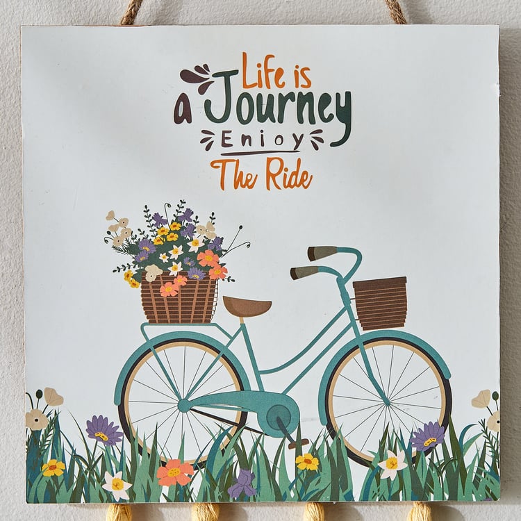 Garnet Interior Wooden Travel Hanging Wall Accent