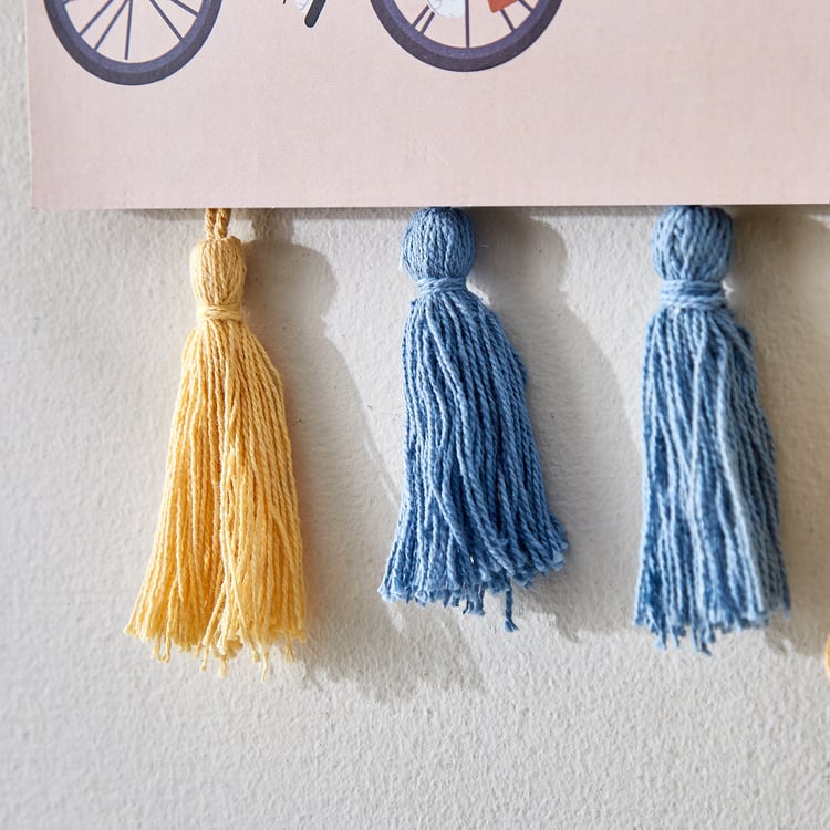 Garnet Interior Wooden Couple Hanging Wall Accent