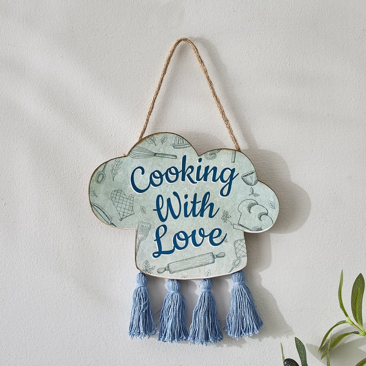 Garnet Interior Wooden Kitchen Quote Hanging Wall Accent