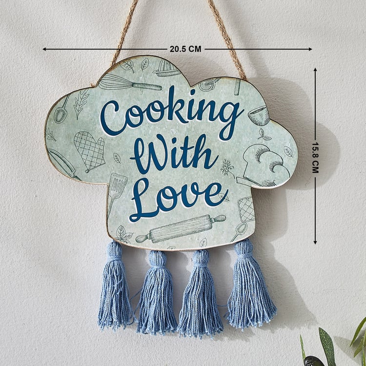 Garnet Interior Wooden Kitchen Quote Hanging Wall Accent