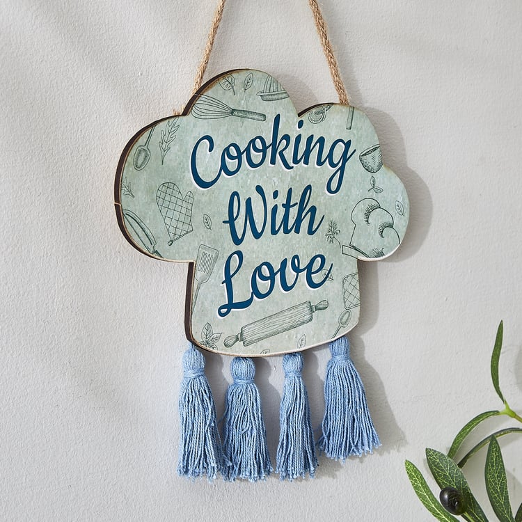 Garnet Interior Wooden Kitchen Quote Hanging Wall Accent