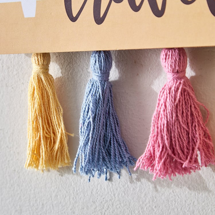 Garnet Interior Wooden Hanging Quote Wall Accent