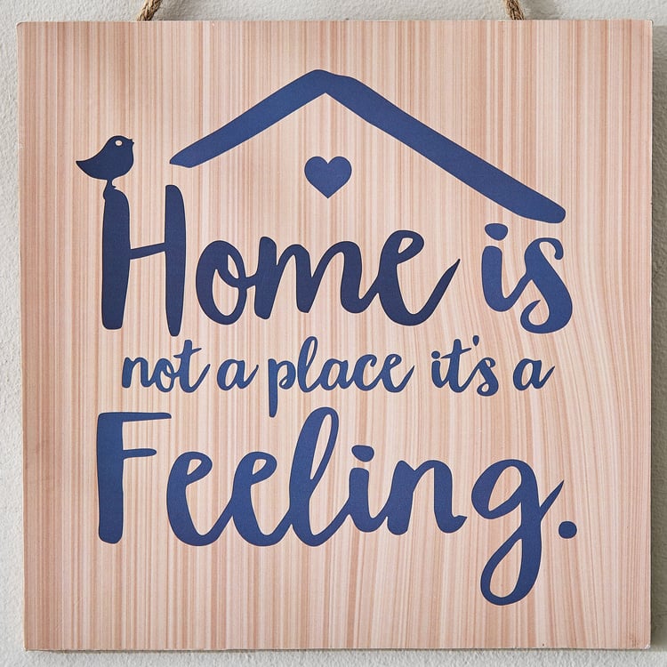 Garnet Interior Wooden Hanging Quote Wall Accent