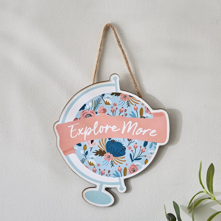 Garnet Interior Wooden Travel Hanging Wall Accent