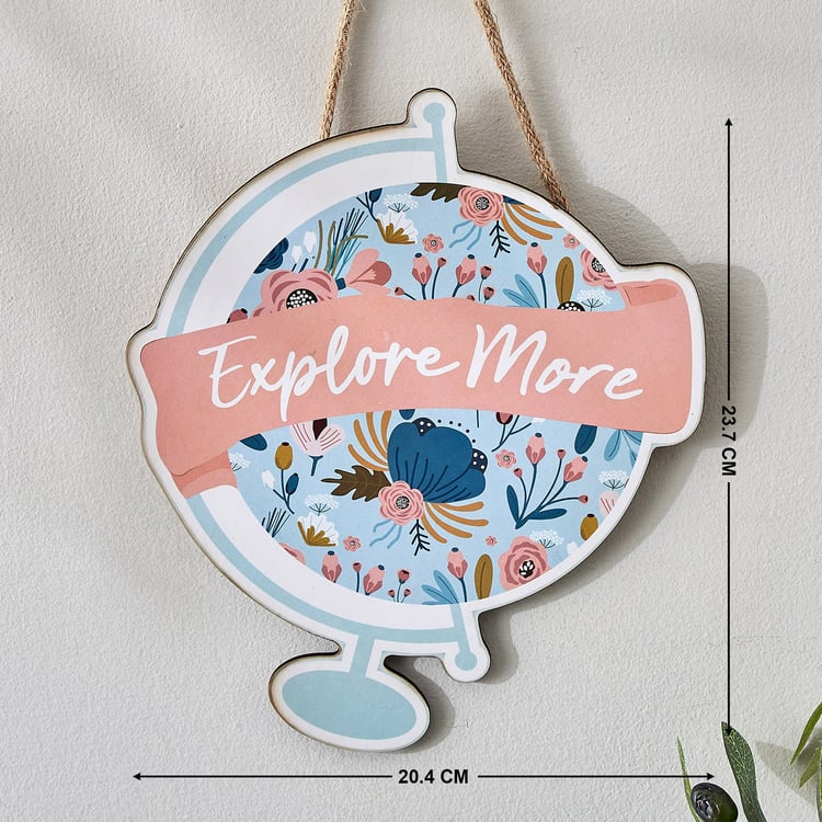 Garnet Interior Wooden Travel Hanging Wall Accent