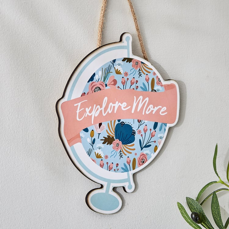 Garnet Interior Wooden Travel Hanging Wall Accent