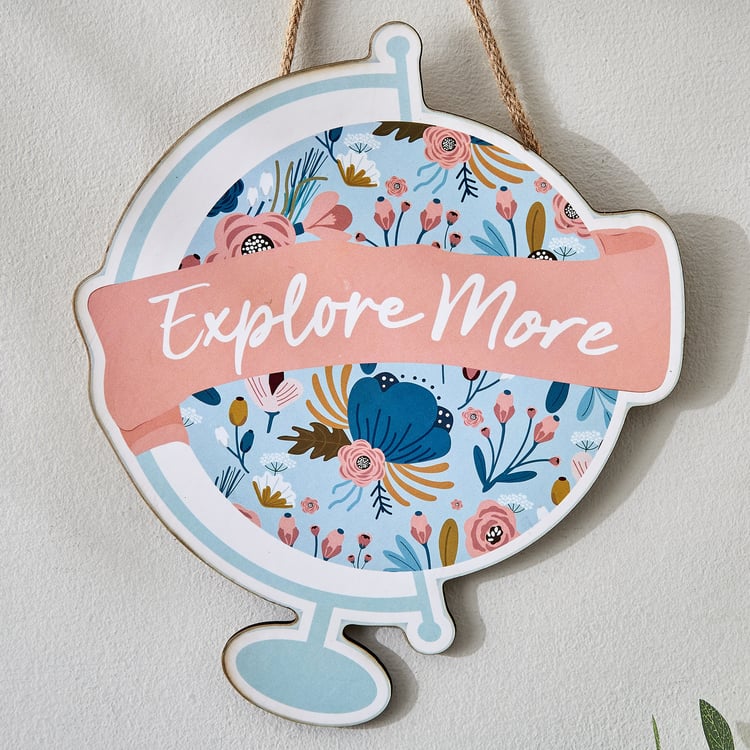 Garnet Interior Wooden Travel Hanging Wall Accent