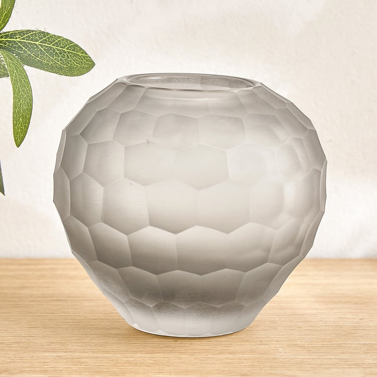 Grain Roan Glass Cutwork T-Light Holder - Small