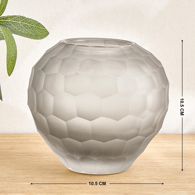 Grain Roan Glass Cutwork T-Light Holder - Small