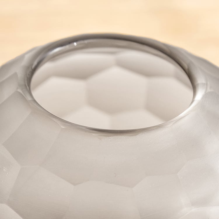 Grain Roan Glass Cutwork T-Light Holder - Small