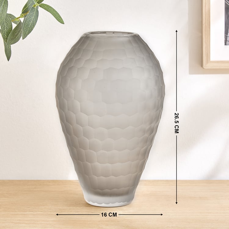 Grain Roan Glass Cutwork Vase - Large
