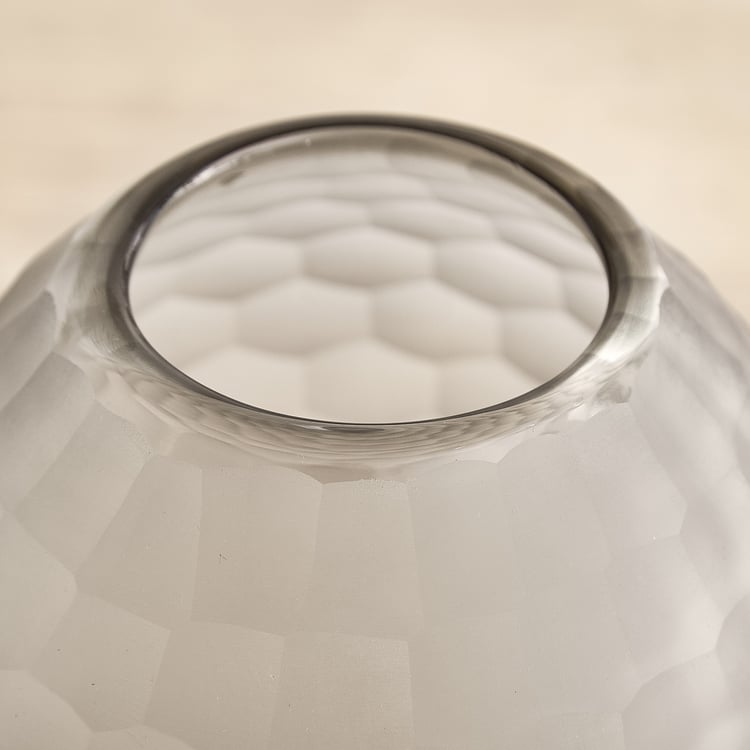 Grain Roan Glass Cutwork Vase - Large