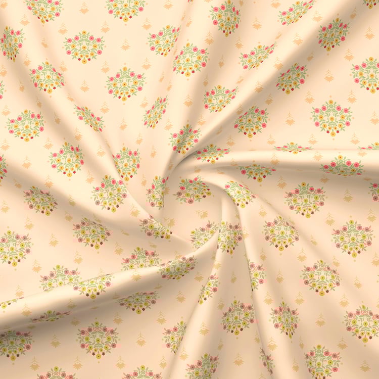 BOUTIQUE LIVING Indo Musk Kasturi Cotton 200TC Floral Print 3Pcs Super King Bedsheet Set