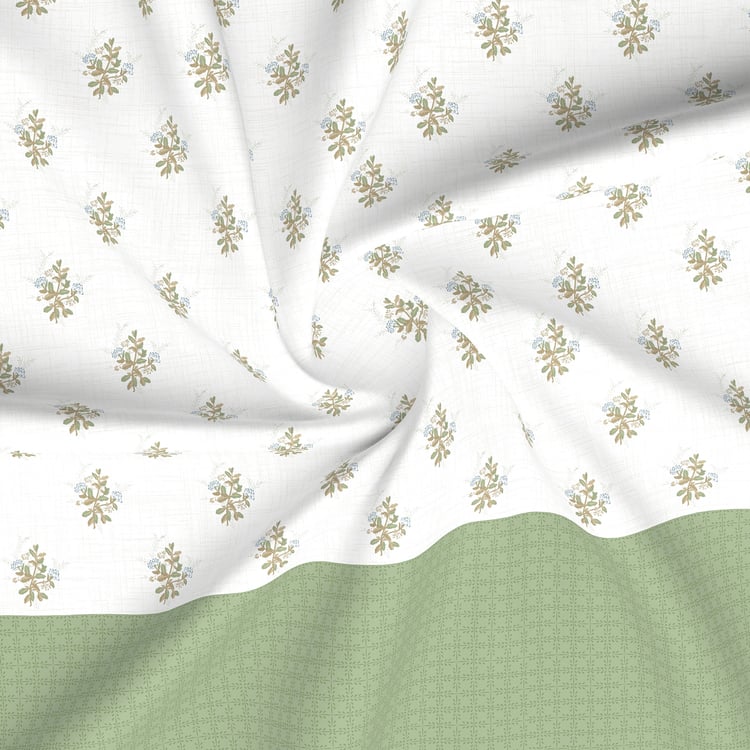 BOUTIQUE LIVING Royal Essence Cotton 400TC Floral Print 7Pcs Super King Bedsheet Set