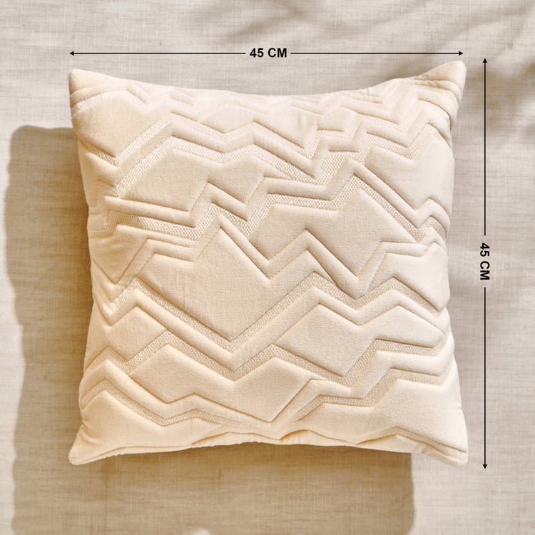 Amberley Dale Quilted Filled Cushion - 45x45cm