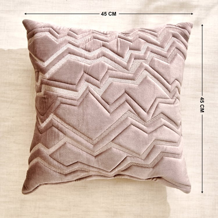 Amberley Dale Quilted Filled Cushion - 45x45cm