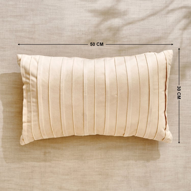 Amberley Isola Pleated Filled Cushion - 50x30cm