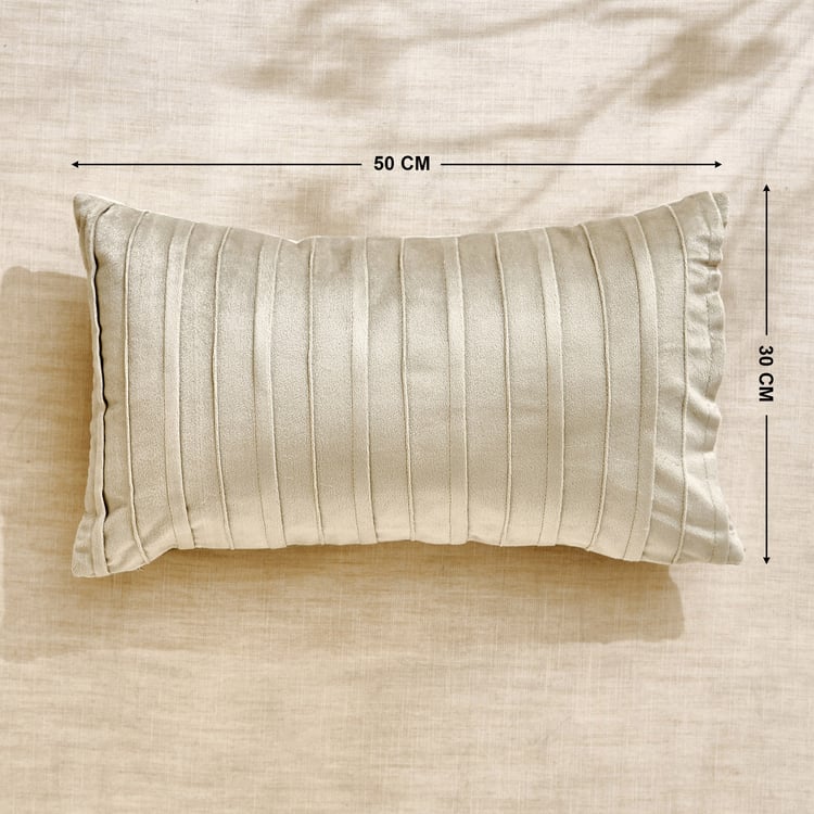 Amberley Isola Pleated Filled Cushion - 50x30cm