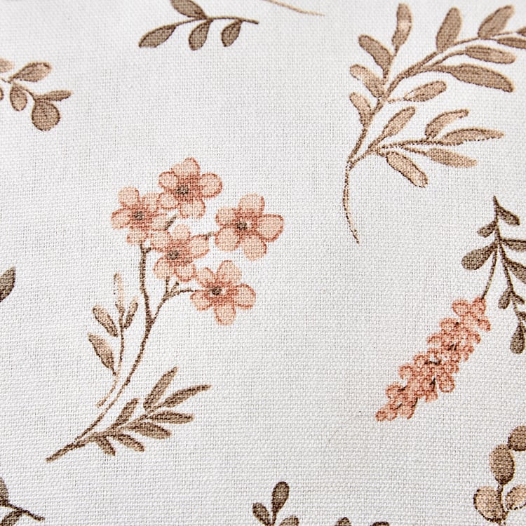 Ebony Grace Maple Set of 2 Floral Print Filled Cushion - 40x40cm