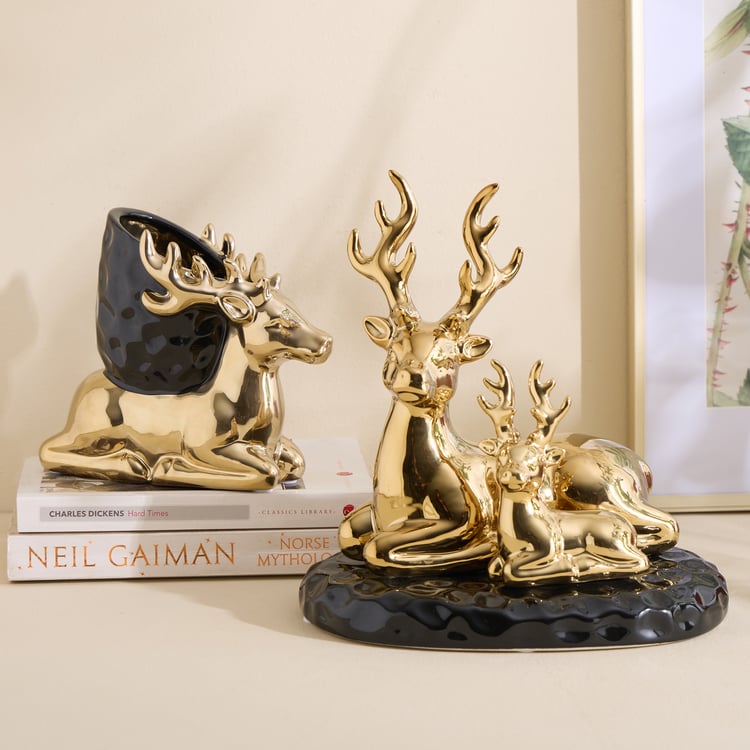 Brighton Rudo Ceramic Reindeer Pen Holder