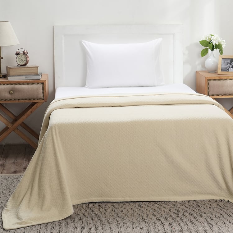 MASPER Blaize Cotton Quilted Single Bed Cover