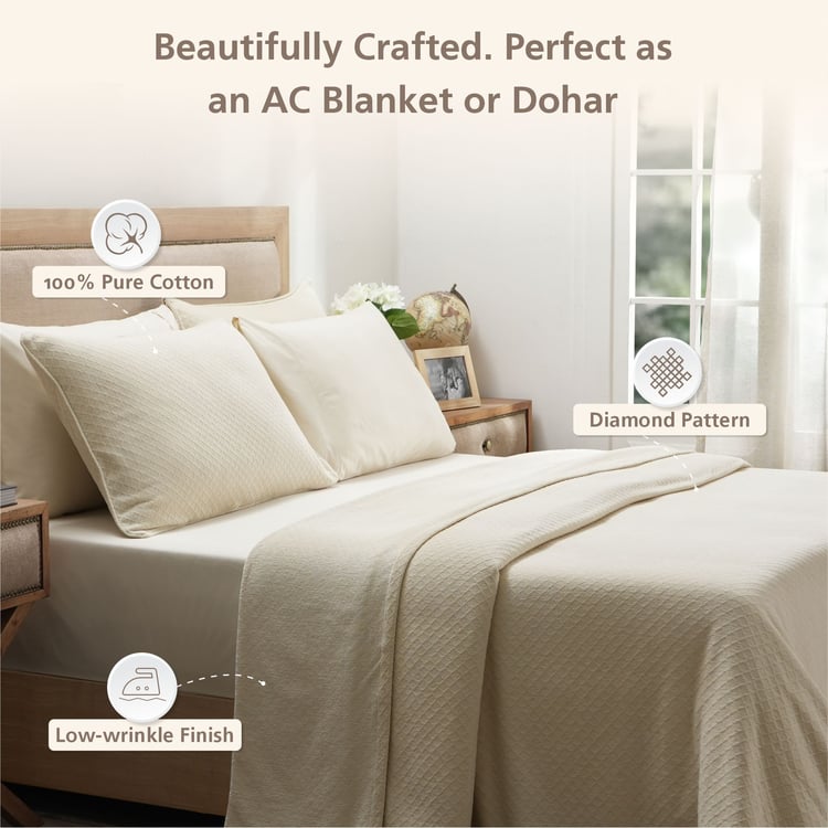 MASPAR Blaize Cotton Quilted Double Bed Cover