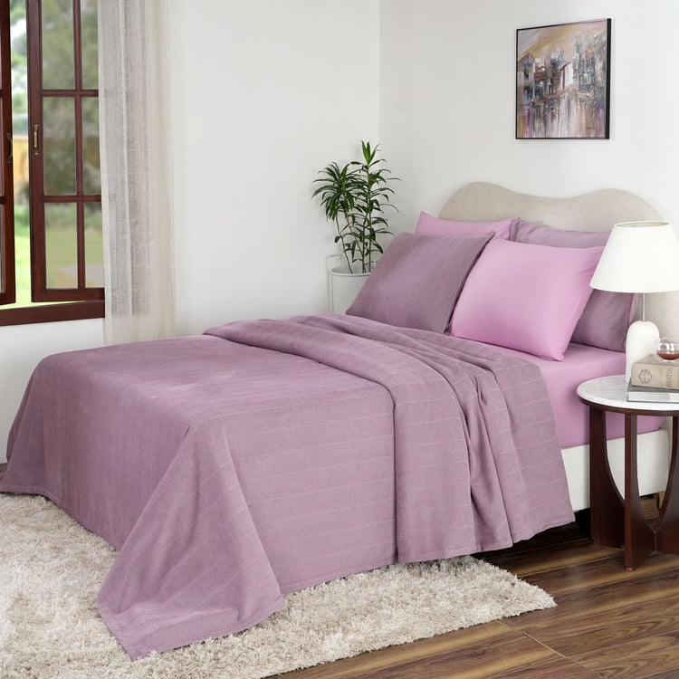 MASPAR Caroline Herringbone Double Bed Cover