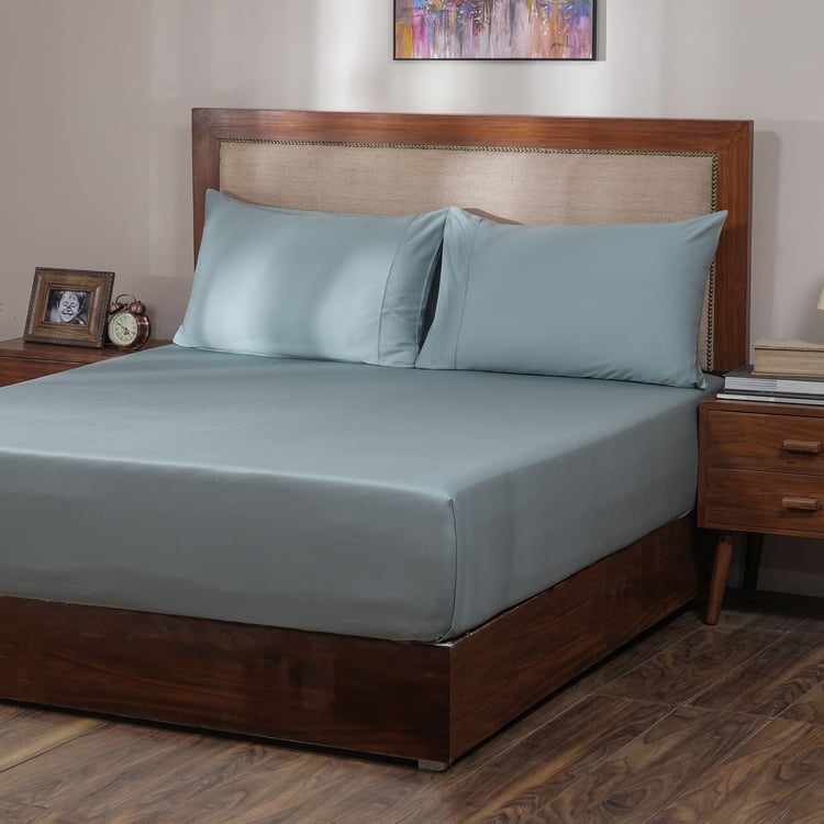 MASPAR Melina Cotton 400TC 3Pcs Super King Bedsheet Set