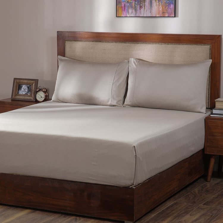 MASPAR Melina Cotton 400TC 3Pcs Super King Bedsheet Set