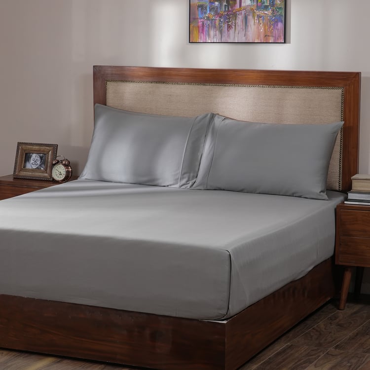 MASPAR Melina Cotton 400TC 3Pcs Super King Bedsheet Set