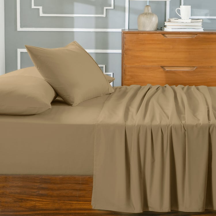MASPAR Slumber Cotton 200TC 2Pcs Single Bedsheet Set