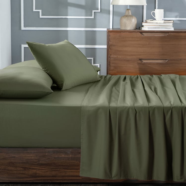 MASPAR Slumber Cotton 200TC 2Pcs Single Bedsheet Set