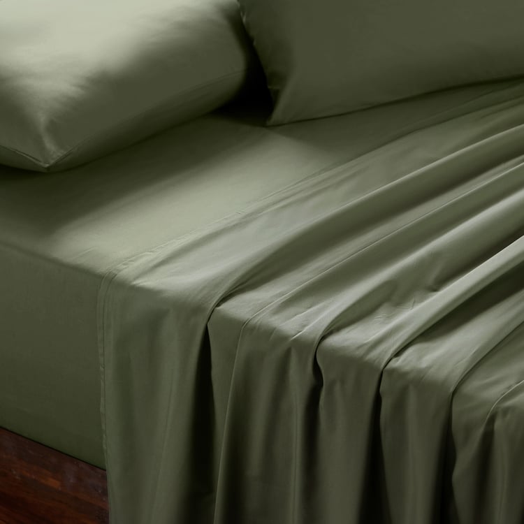 MASPAR Slumber Cotton 200TC 2Pcs Single Bedsheet Set