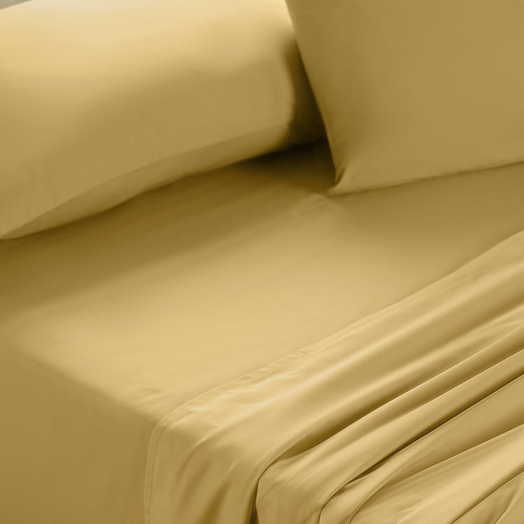 MASPAR Slumber Cotton 200TC 2Pcs Single Bedsheet Set