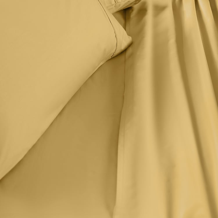 MASPAR Slumber Cotton 200TC 3Pcs Queen Bedsheet Set