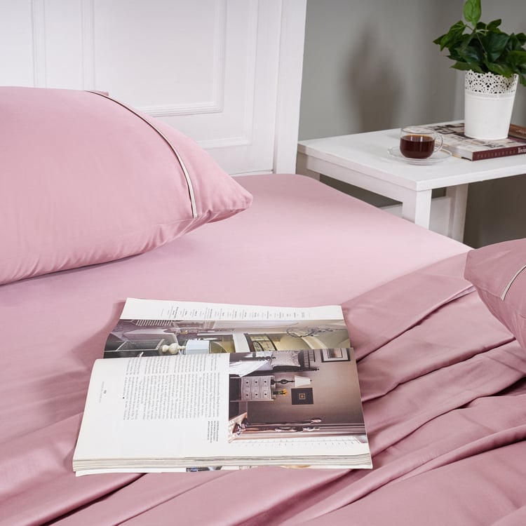 MASPAR Viola Cotton 300TC 2Pcs Single Bedsheet Set